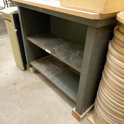 Wesco Steel Cabinet w/wood top