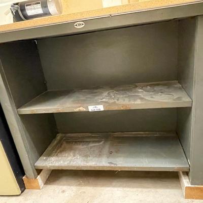 Wesco Steel Cabinet w/wood top