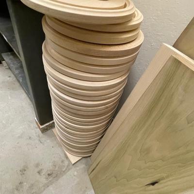 Wood Lot - Assorted Pieces - 20+ Round Pcs & More