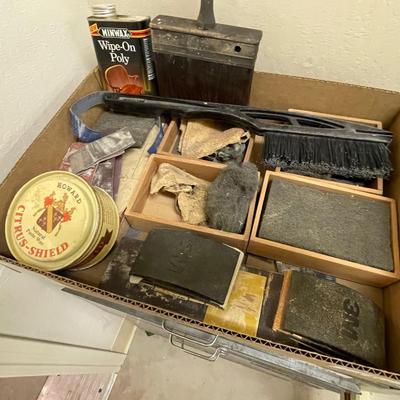 Box of Block Sanders & Sanding Equipment