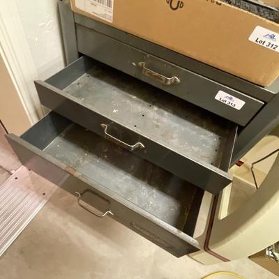 Vintage Craftsman Rolling metal tool cabinet