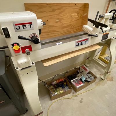 Jet 14" x 42" Variable Speed Wood Lathe Model JWL-1442VS + Accessories below