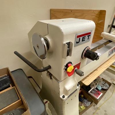 Jet 14" x 42" Variable Speed Wood Lathe Model JWL-1442VS + Accessories below