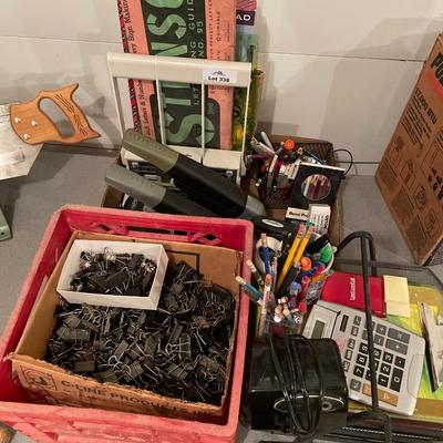 Lots of Office Supplies - Multiple Swingline industrial staplers/clips/Adding Machine