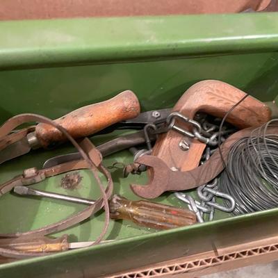 Box of Assorted Vintage Tools