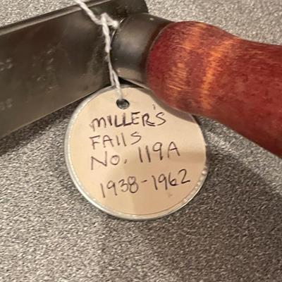 Miller Falls #119A Vintage hand crank drill