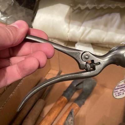 Box of Vintage Hand Tools