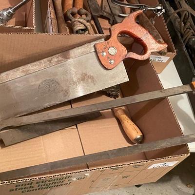 Box Vintage Hand Saws