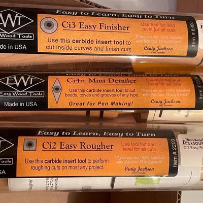 Lot of 3 Easy Wood Lathe Finishing Tools