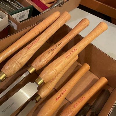 Lot of 10 Robert Sorby Wood Handled Lathe Tools