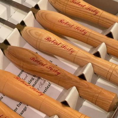 2 Sets of Robert Sorby wood turning tools