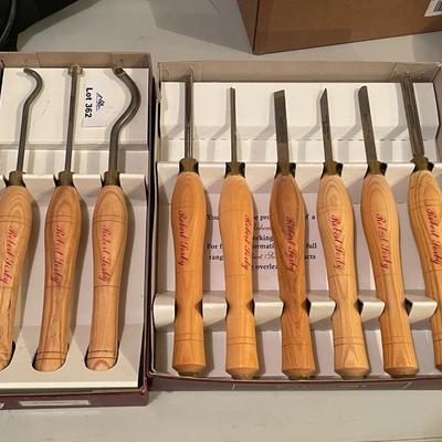 2 Sets of Robert Sorby wood turning tools
