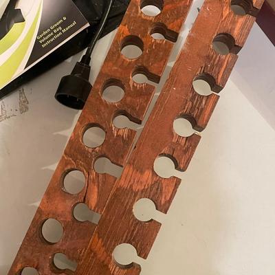 2 Wood Hanging Racks for lathe/wood turning Tools
