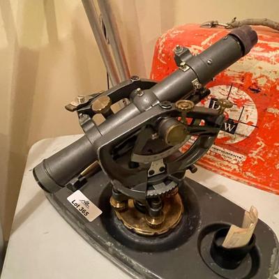Vtg. David White Instruments Survey Transit tool & Tripod Stand