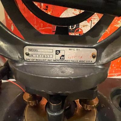 Vtg. David White Instruments Survey Transit tool & Tripod Stand