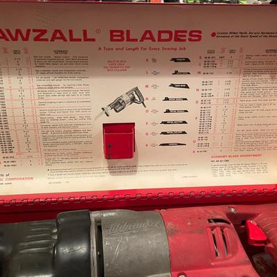 Milwaukee Sawzall in Red Carrying Case +