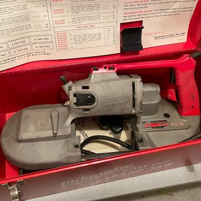 Milwaukee Electric Portable Band Saw In Box