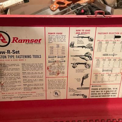 Ramset Pow-R-Set industrial Setter w/box