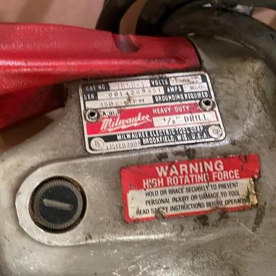 3 Milwaukee electric Drills