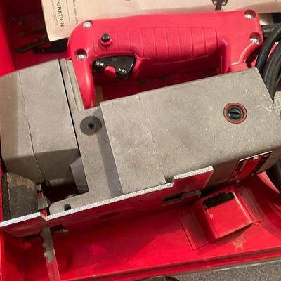 Milwaukee Jig Saw in Red carrying Case