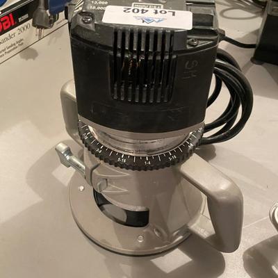 Porter Cable electric variable speed router + base