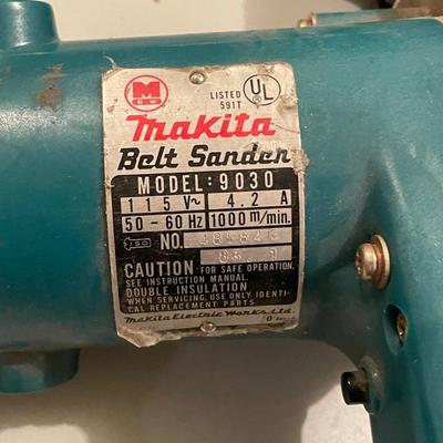 Makita Model 9030 electric belt sander