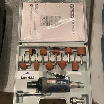 Kobalt Air die grinder kit in box