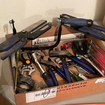 Box of misc. hand tools 10 plus - Kobalt & others