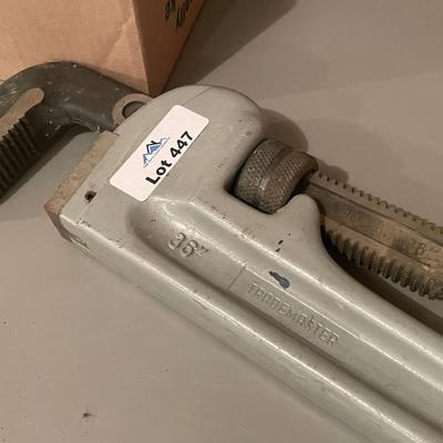 Large 36" Trademaster Steel Pipe Wrench