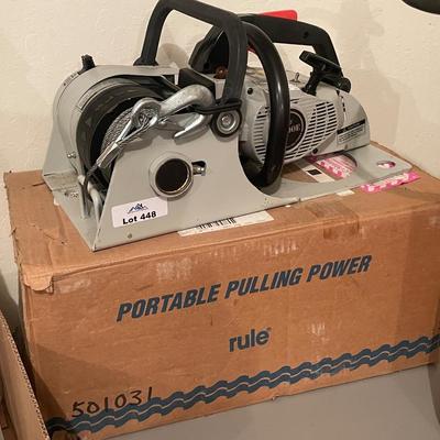 Model G1800E Rule Gas Winch w/box - NEW!