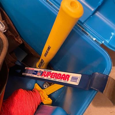 Blue Tub w/lots of New tools - workbelt