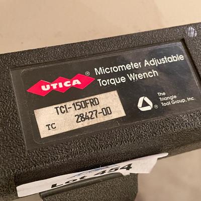 Utica Micrometer adjustable Torque Wrench - TCI-150FRD