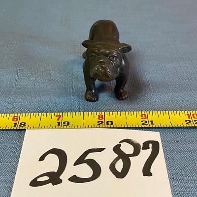 Vintage Brass Bulldog