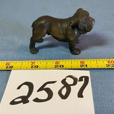 Vintage Brass Bulldog