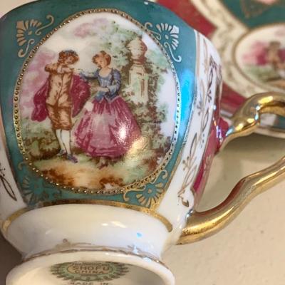 Occupied Japan Tea Cup & Saucer Lot