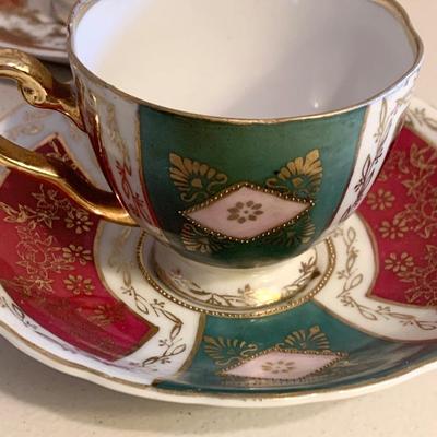 Occupied Japan Tea Cup & Saucer Lot