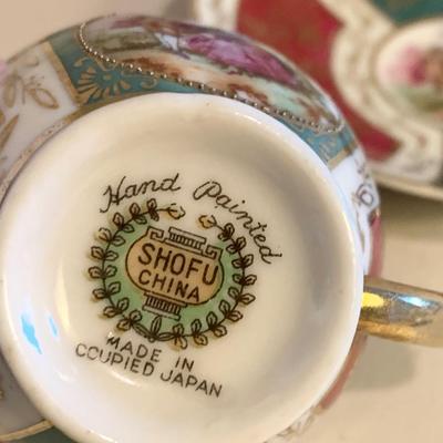 Occupied Japan Tea Cup & Saucer Lot