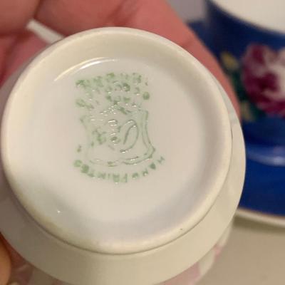Antique Occupied Japan Tea Cup & Saucers Lot