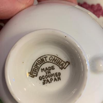 Antique Occupied Japan Tea Cup & Saucers Lot