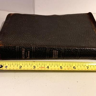 Antique Leather Bibles Lot