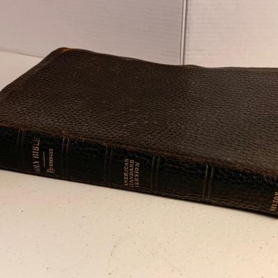 Antique Leather Bibles Lot