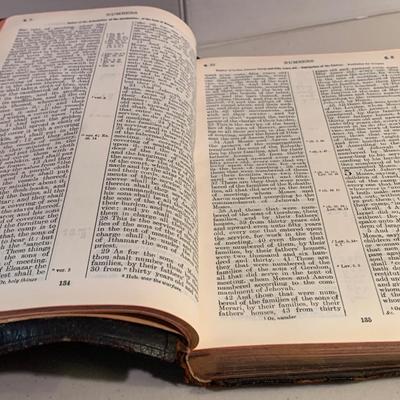 Antique Leather Bibles Lot