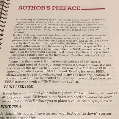 Early Atari Computing Books - Inside Atari DOS / Mapping Atari