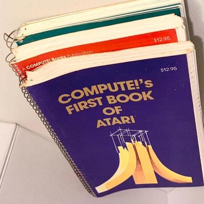 Vintage Computing Book Lot - Compute!’s First Second & Third Book of Atari