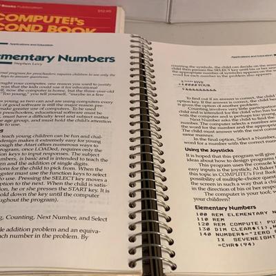 Vintage Computing Book Lot - Compute!’s First Second & Third Book of Atari