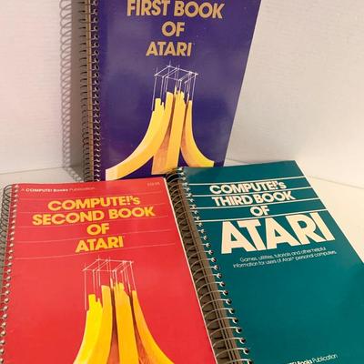 Vintage Computing Book Lot - Compute!’s First Second & Third Book of Atari