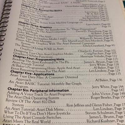 Vintage Computing Book Lot - Compute!’s First Second & Third Book of Atari