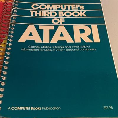 Vintage Computing Book Lot - Compute!’s First Second & Third Book of Atari