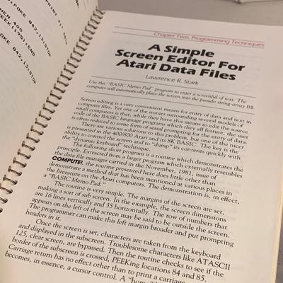 Vintage Computing Book Lot - Compute!’s First Second & Third Book of Atari