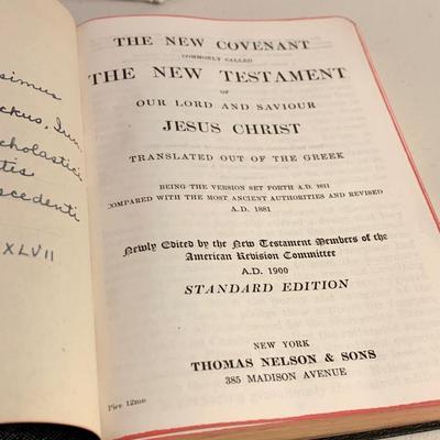 Vintage Leather New Testament Bible
